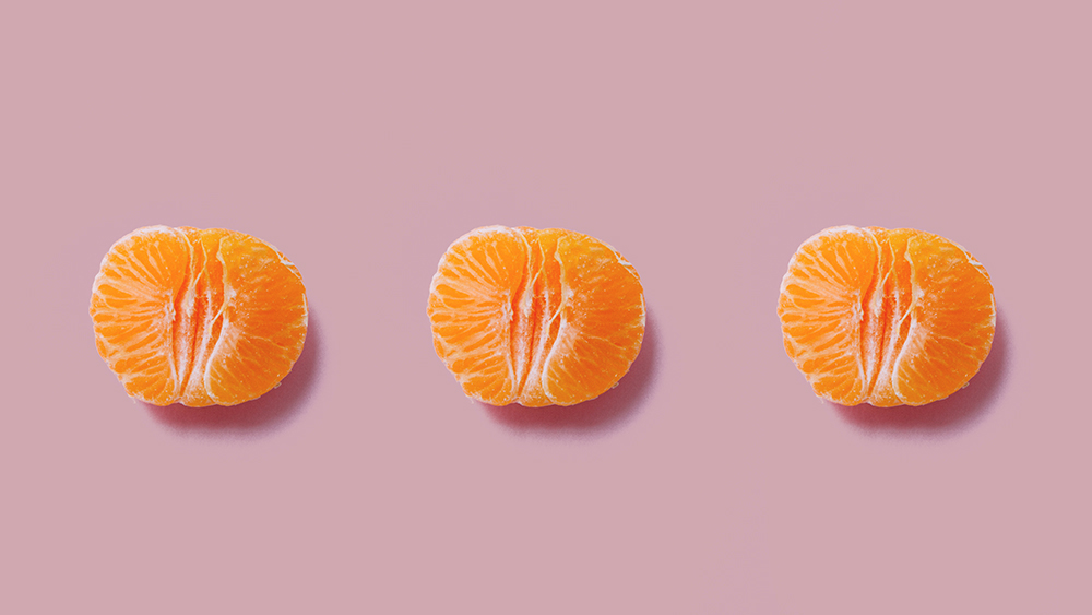 tres laranjas pela metade representando ph vaginal